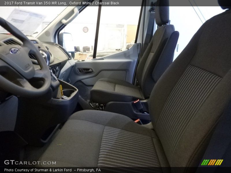 Oxford White / Charcoal Black 2017 Ford Transit Van 350 MR Long
