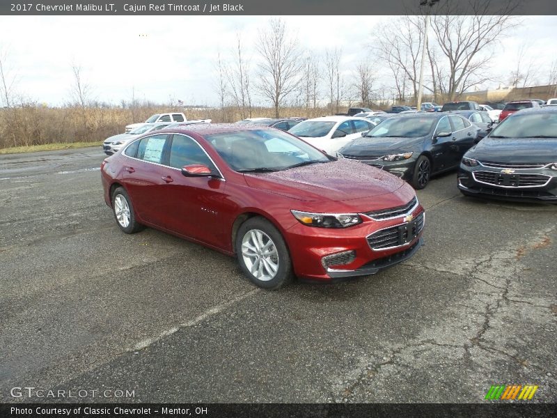 Cajun Red Tintcoat / Jet Black 2017 Chevrolet Malibu LT
