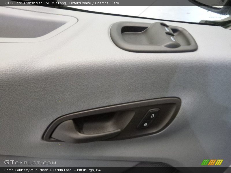 Oxford White / Charcoal Black 2017 Ford Transit Van 350 MR Long