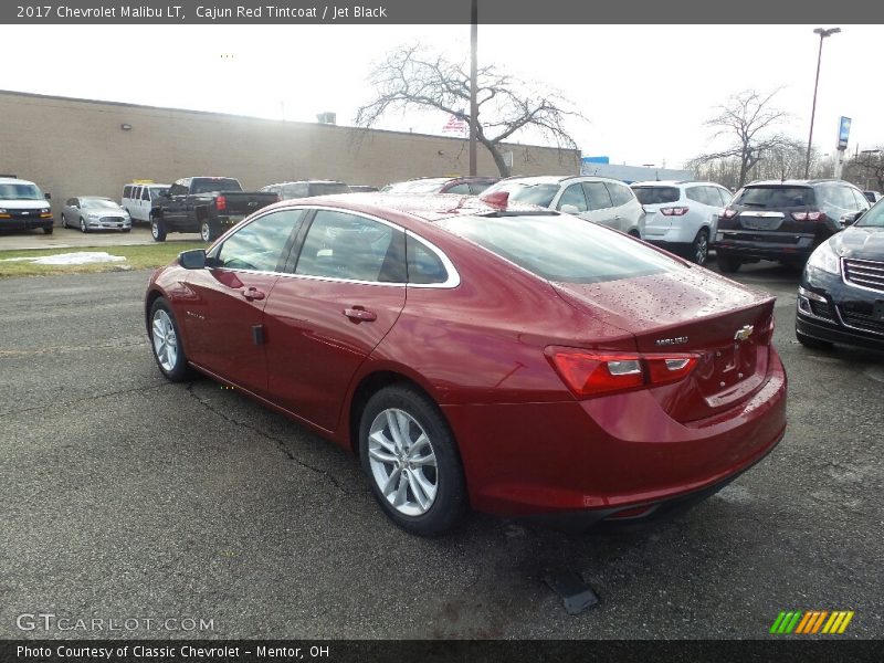 Cajun Red Tintcoat / Jet Black 2017 Chevrolet Malibu LT