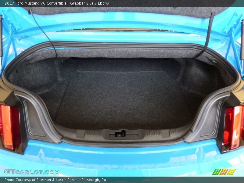 Grabber Blue / Ebony 2017 Ford Mustang V6 Convertible