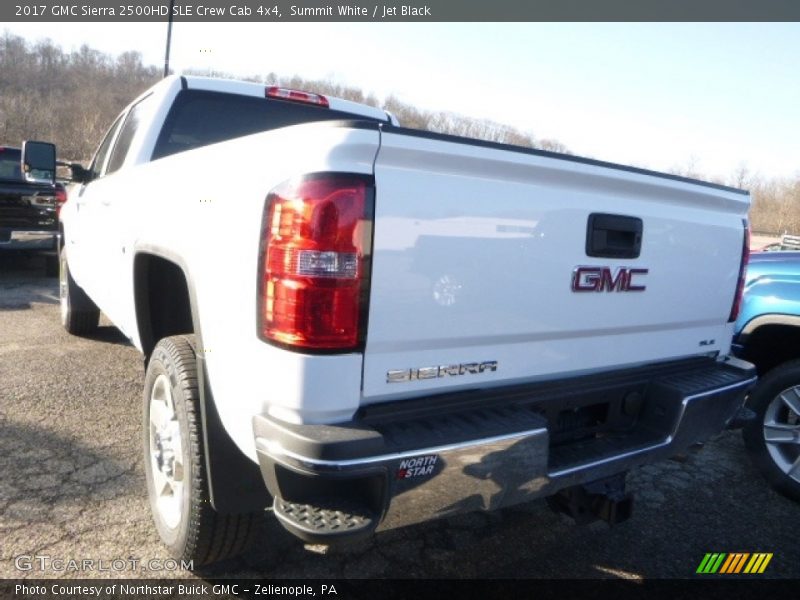 Summit White / Jet Black 2017 GMC Sierra 2500HD SLE Crew Cab 4x4