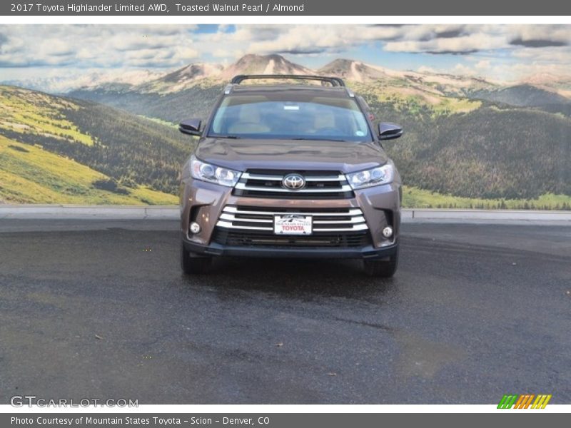 Toasted Walnut Pearl / Almond 2017 Toyota Highlander Limited AWD