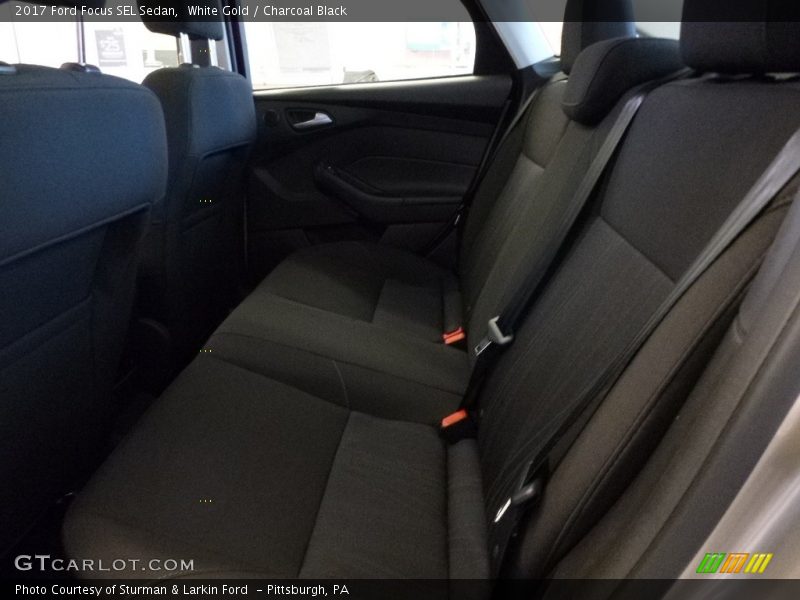 White Gold / Charcoal Black 2017 Ford Focus SEL Sedan