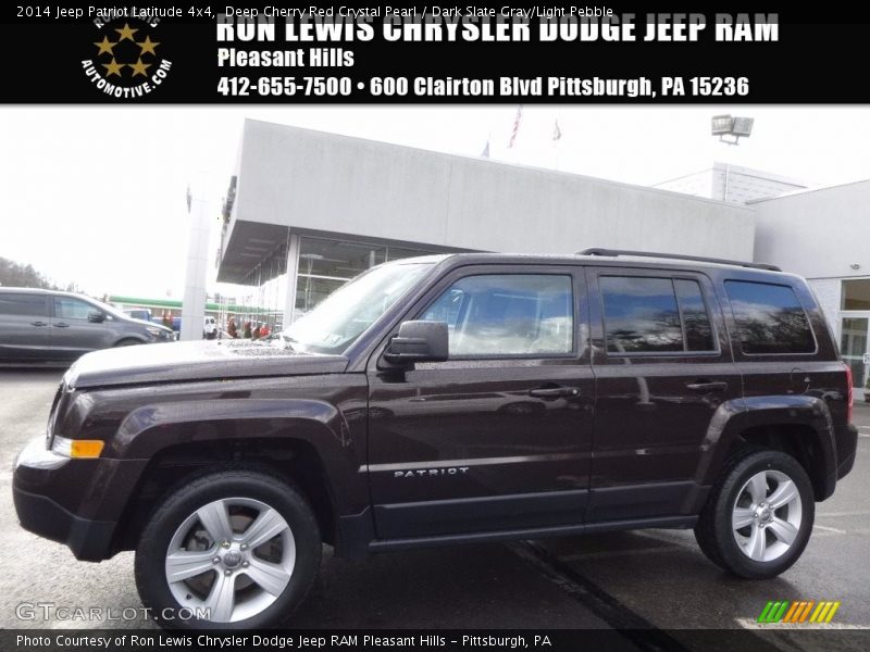Deep Cherry Red Crystal Pearl / Dark Slate Gray/Light Pebble 2014 Jeep Patriot Latitude 4x4
