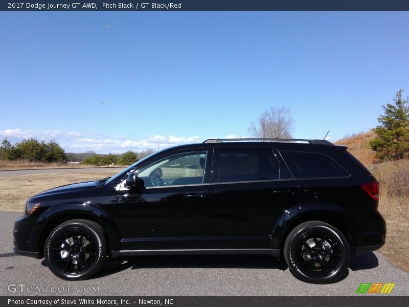 Pitch Black / GT Black/Red 2017 Dodge Journey GT AWD