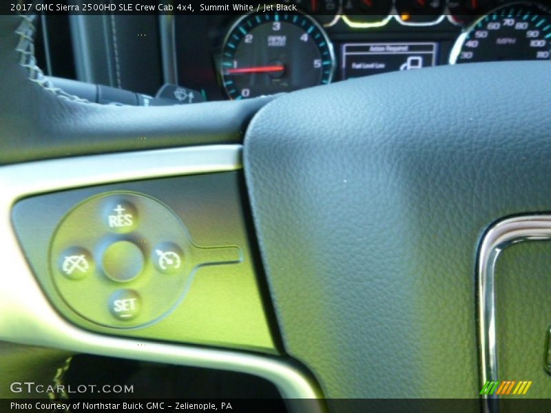 Summit White / Jet Black 2017 GMC Sierra 2500HD SLE Crew Cab 4x4