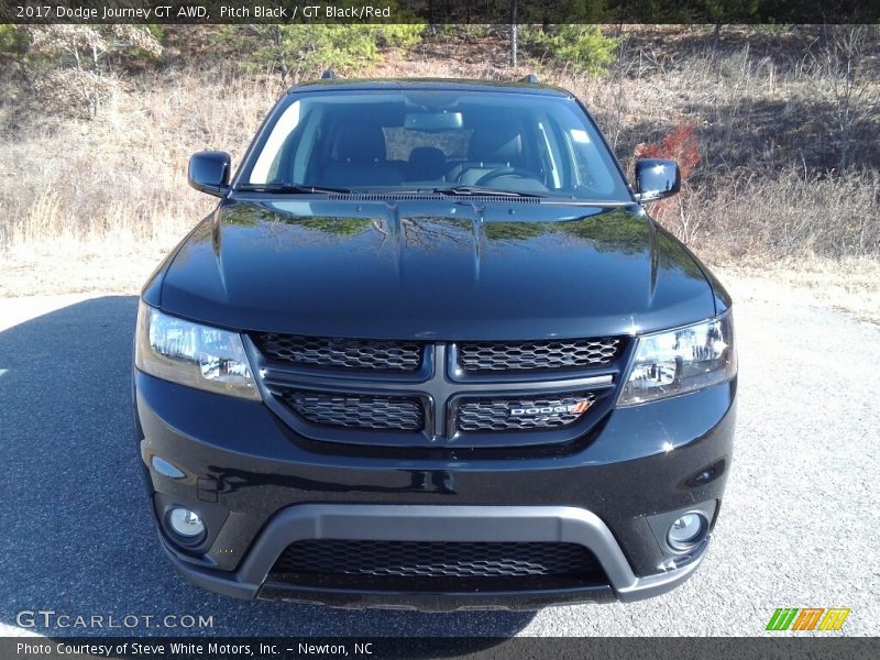Pitch Black / GT Black/Red 2017 Dodge Journey GT AWD