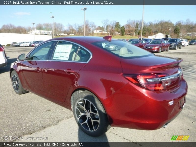 Crimson Red Tintcoat / Light Neutral/Cocoa 2017 Buick Regal Sport Touring