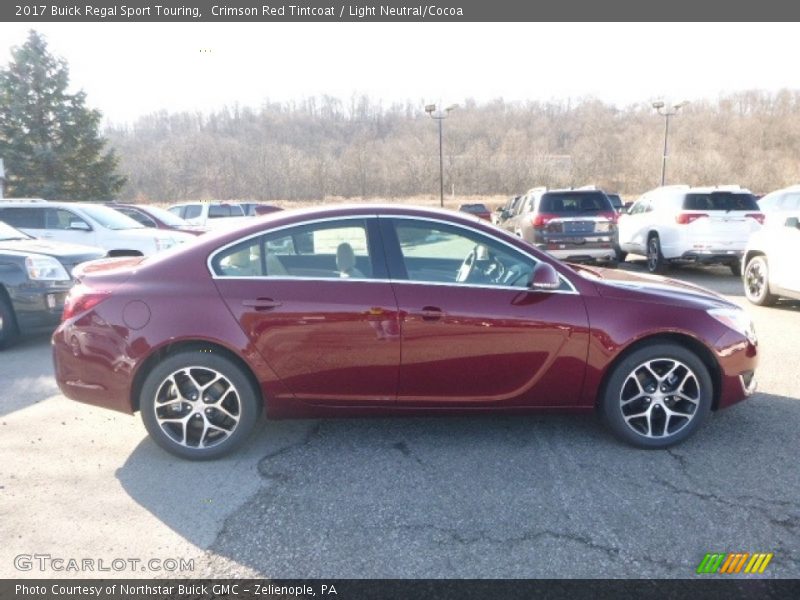 Crimson Red Tintcoat / Light Neutral/Cocoa 2017 Buick Regal Sport Touring