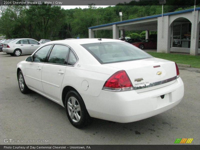 White / Gray 2006 Chevrolet Impala LS