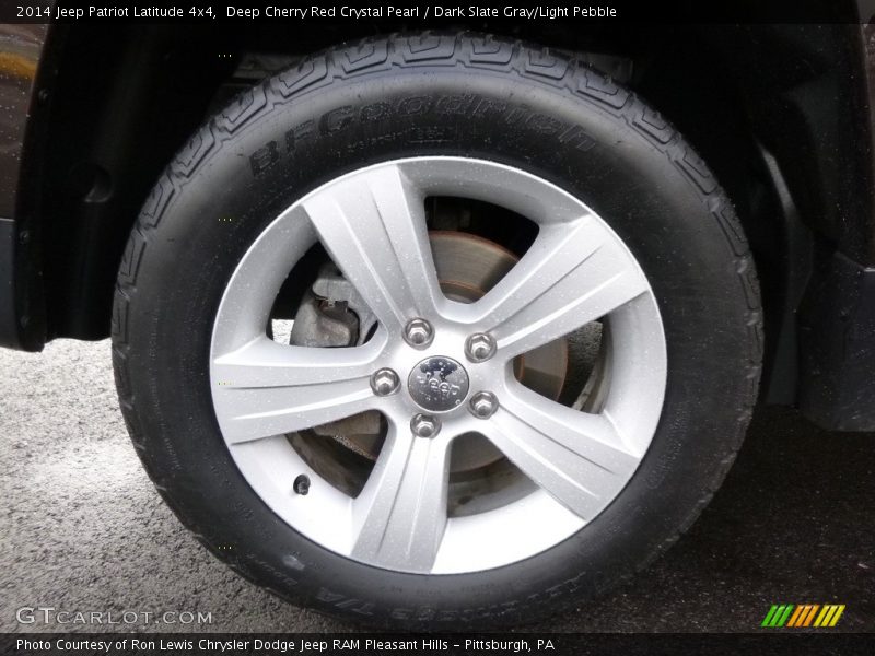 Deep Cherry Red Crystal Pearl / Dark Slate Gray/Light Pebble 2014 Jeep Patriot Latitude 4x4