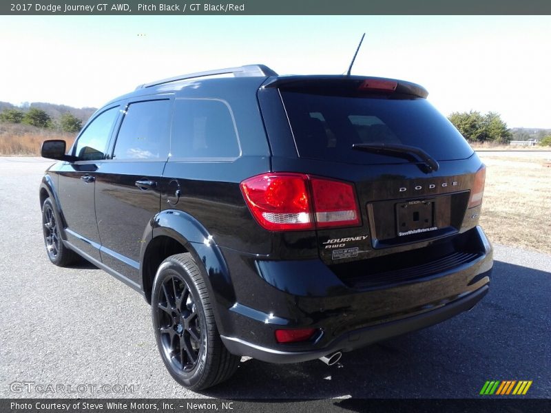 Pitch Black / GT Black/Red 2017 Dodge Journey GT AWD