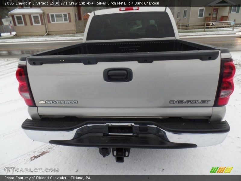 Silver Birch Metallic / Dark Charcoal 2005 Chevrolet Silverado 1500 Z71 Crew Cab 4x4