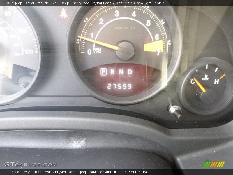 Deep Cherry Red Crystal Pearl / Dark Slate Gray/Light Pebble 2014 Jeep Patriot Latitude 4x4