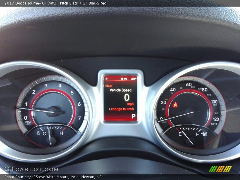 Pitch Black / GT Black/Red 2017 Dodge Journey GT AWD