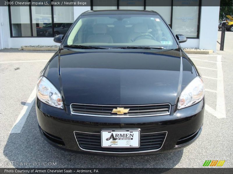 Black / Neutral Beige 2006 Chevrolet Impala LS