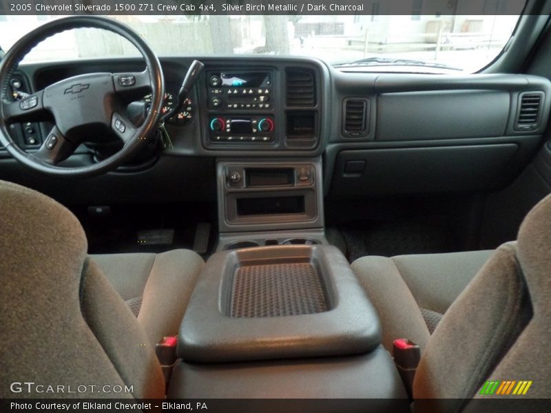 Silver Birch Metallic / Dark Charcoal 2005 Chevrolet Silverado 1500 Z71 Crew Cab 4x4