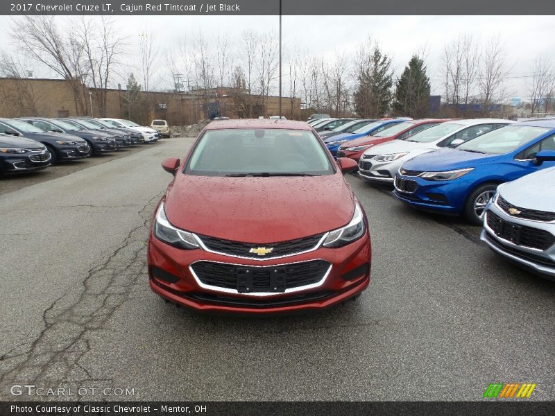 Cajun Red Tintcoat / Jet Black 2017 Chevrolet Cruze LT