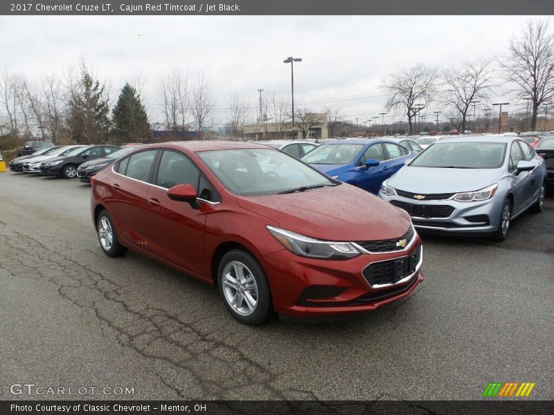 Cajun Red Tintcoat / Jet Black 2017 Chevrolet Cruze LT