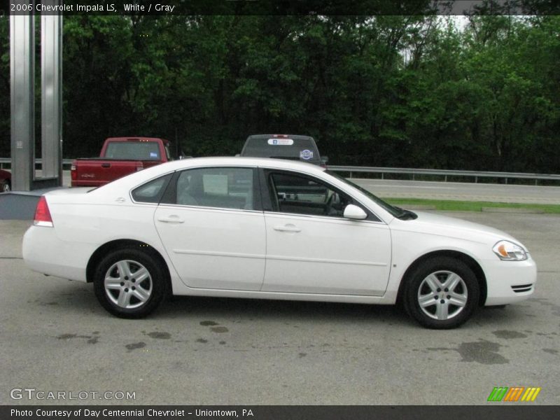 White / Gray 2006 Chevrolet Impala LS