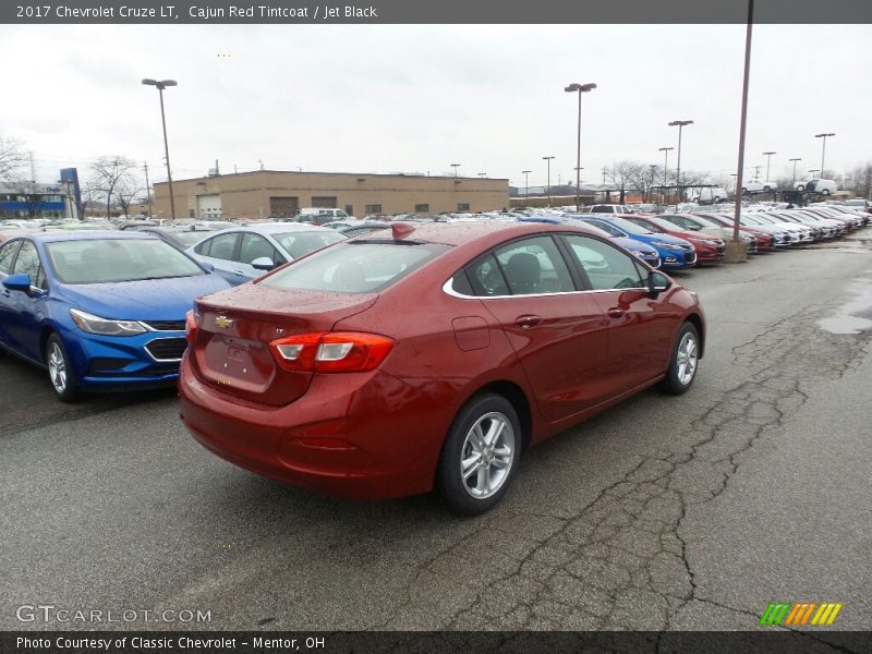 Cajun Red Tintcoat / Jet Black 2017 Chevrolet Cruze LT