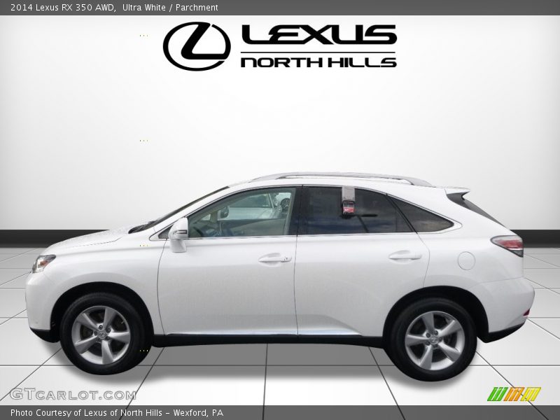 Ultra White / Parchment 2014 Lexus RX 350 AWD