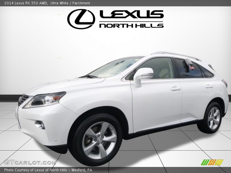 Ultra White / Parchment 2014 Lexus RX 350 AWD
