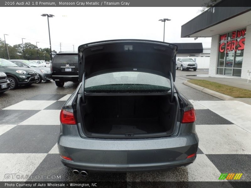Monsoon Gray Metallic / Titanium Gray 2016 Audi A3 1.8 Premium