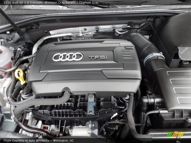 Monsoon Gray Metallic / Titanium Gray 2016 Audi A3 1.8 Premium