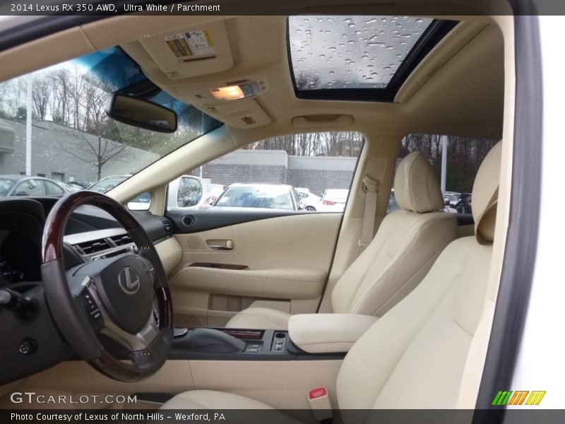 Ultra White / Parchment 2014 Lexus RX 350 AWD