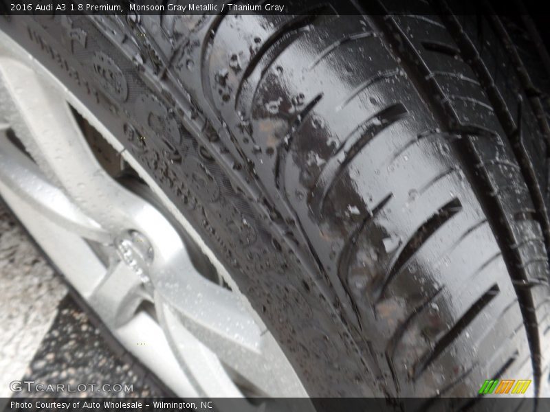 Monsoon Gray Metallic / Titanium Gray 2016 Audi A3 1.8 Premium