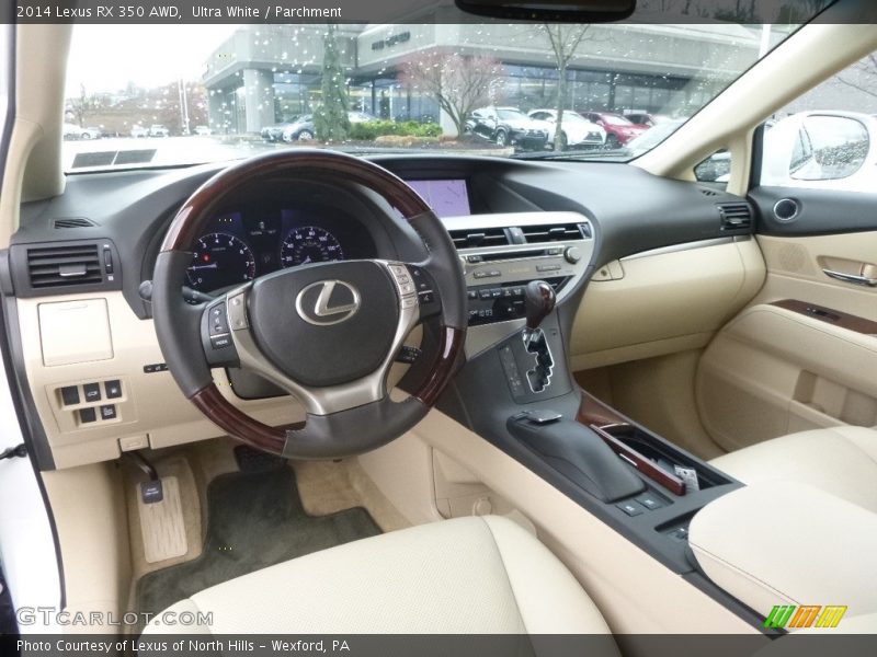 Ultra White / Parchment 2014 Lexus RX 350 AWD