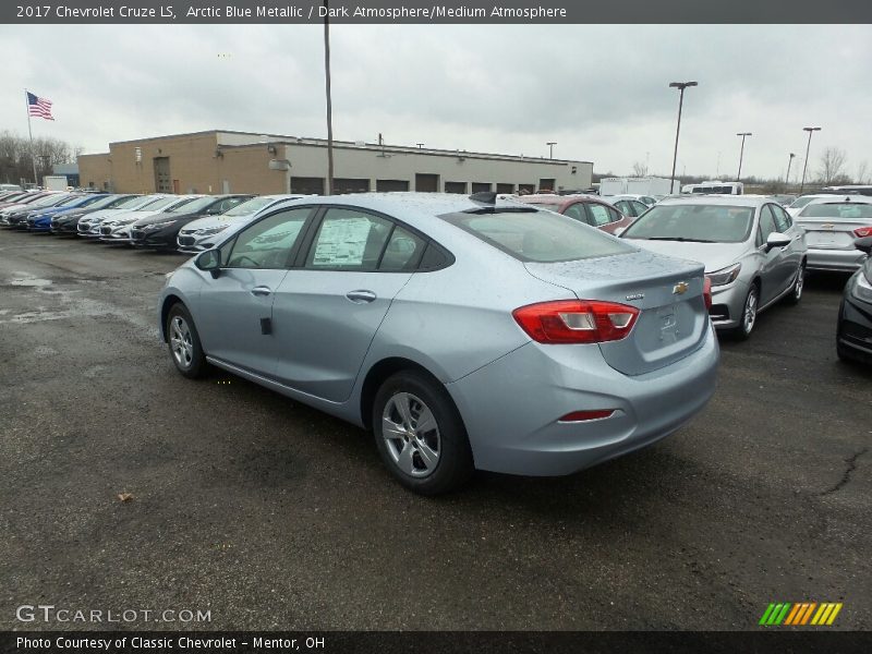Arctic Blue Metallic / Dark Atmosphere/Medium Atmosphere 2017 Chevrolet Cruze LS