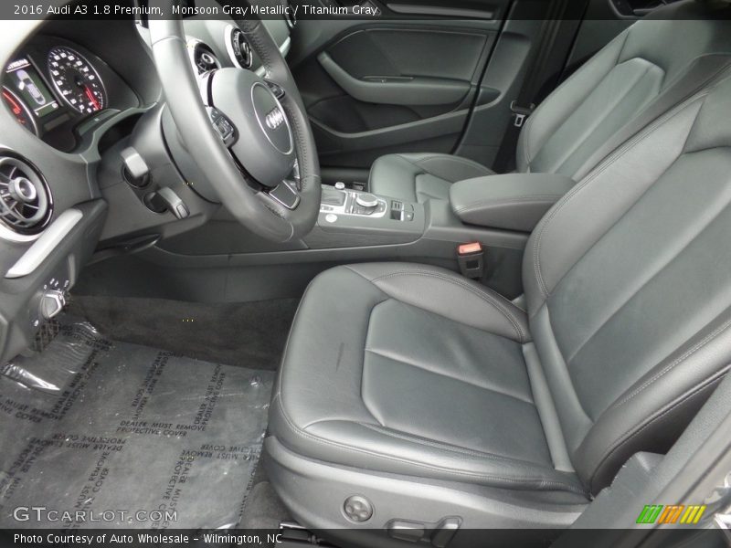 Monsoon Gray Metallic / Titanium Gray 2016 Audi A3 1.8 Premium