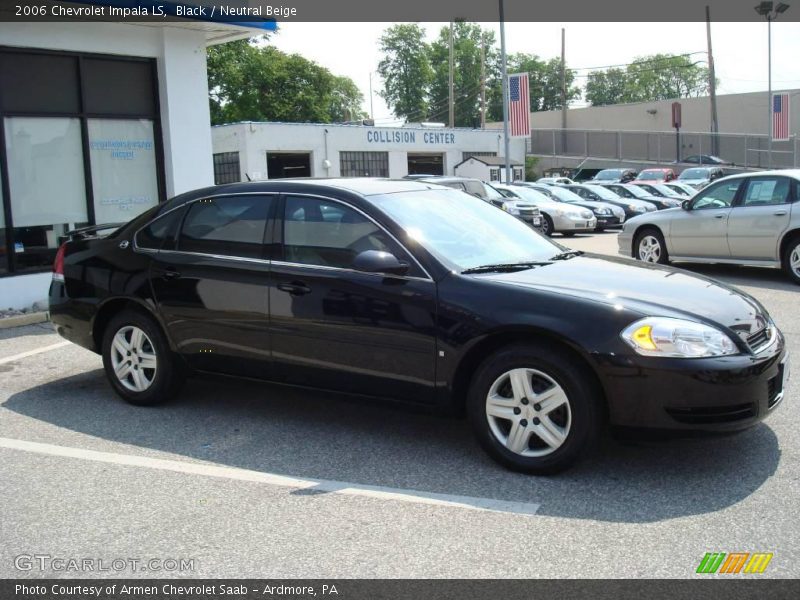 Black / Neutral Beige 2006 Chevrolet Impala LS