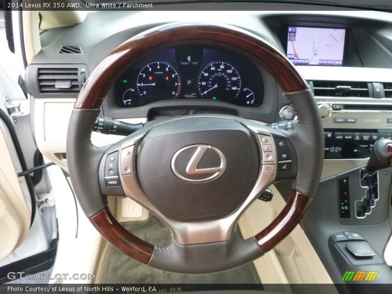 Ultra White / Parchment 2014 Lexus RX 350 AWD
