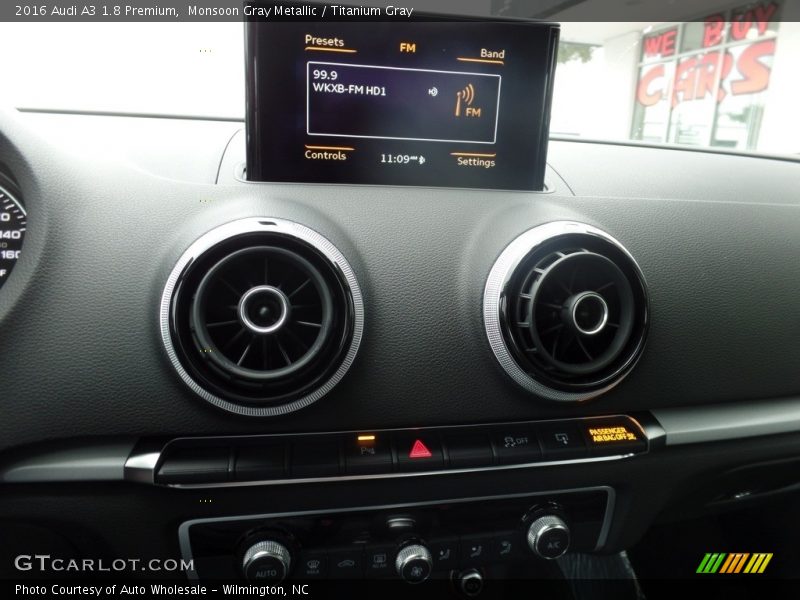 Monsoon Gray Metallic / Titanium Gray 2016 Audi A3 1.8 Premium