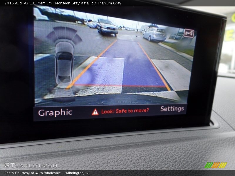 Monsoon Gray Metallic / Titanium Gray 2016 Audi A3 1.8 Premium