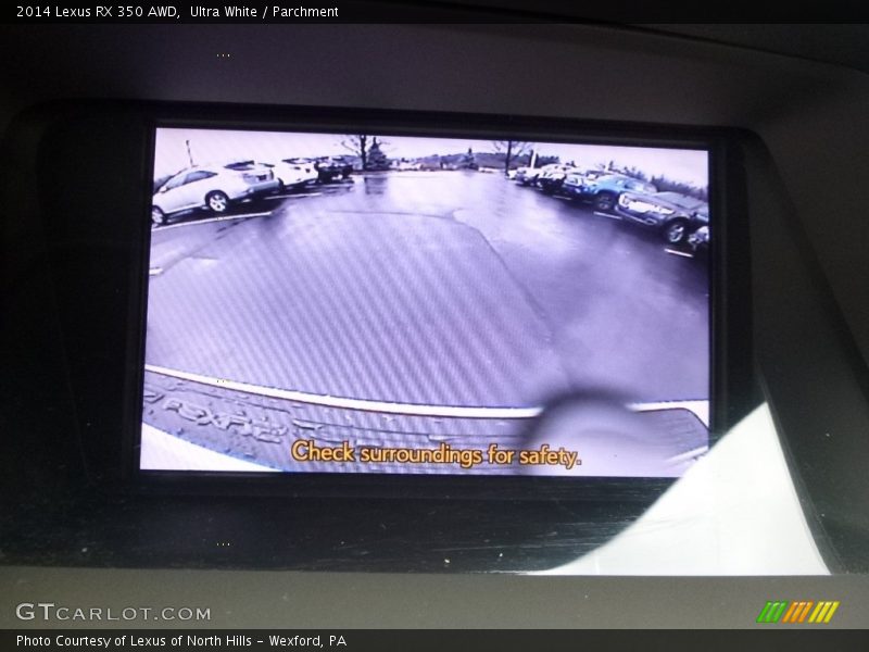 Ultra White / Parchment 2014 Lexus RX 350 AWD