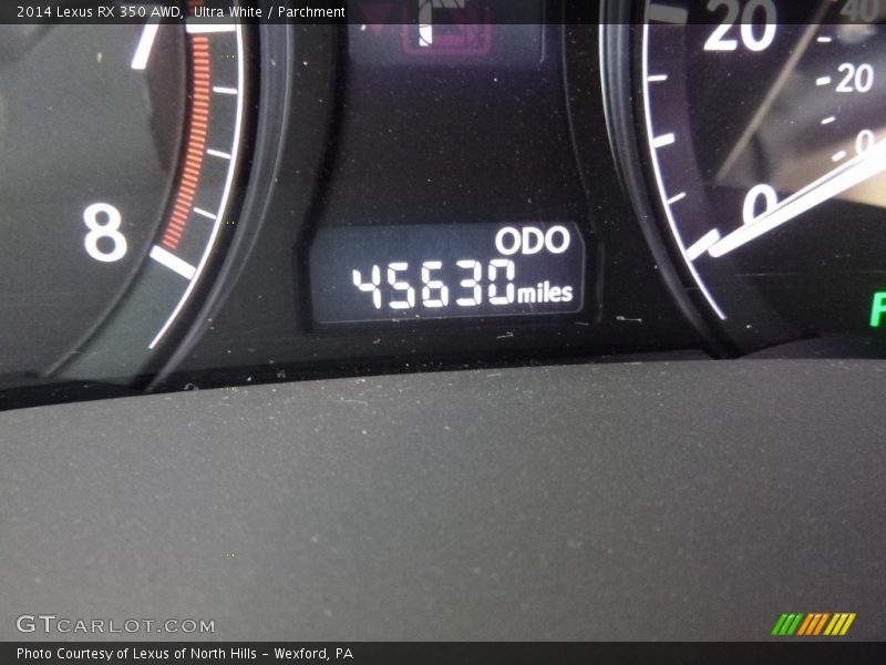 Ultra White / Parchment 2014 Lexus RX 350 AWD
