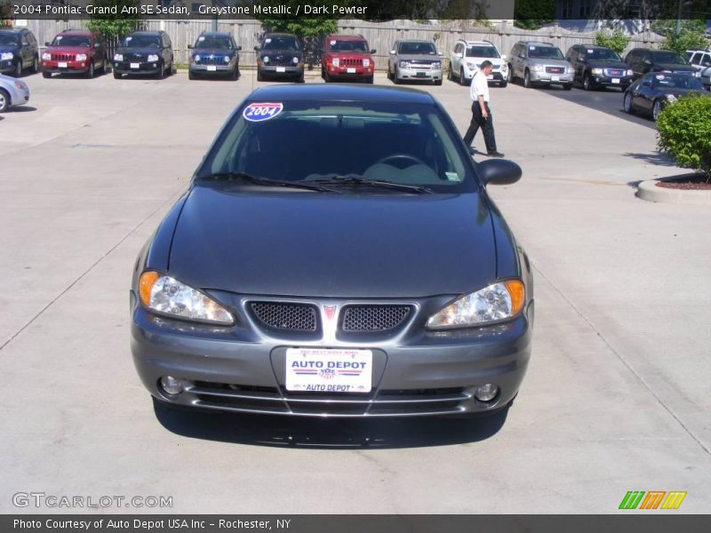 Greystone Metallic / Dark Pewter 2004 Pontiac Grand Am SE Sedan