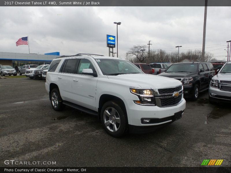 Summit White / Jet Black 2017 Chevrolet Tahoe LT 4WD