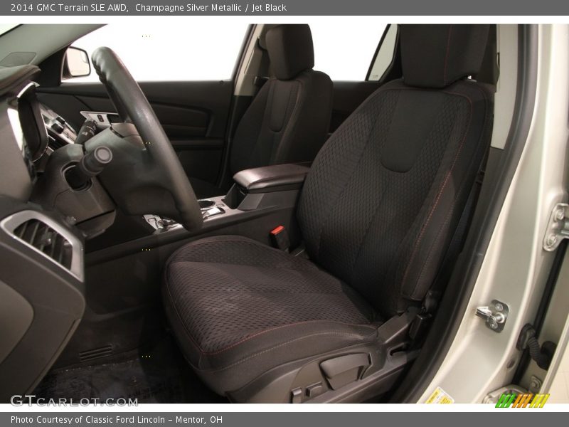 Champagne Silver Metallic / Jet Black 2014 GMC Terrain SLE AWD