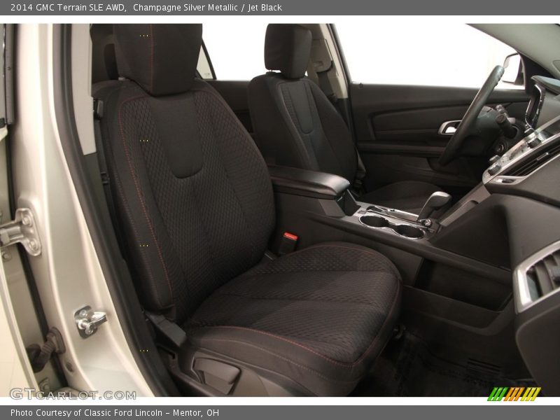 Champagne Silver Metallic / Jet Black 2014 GMC Terrain SLE AWD