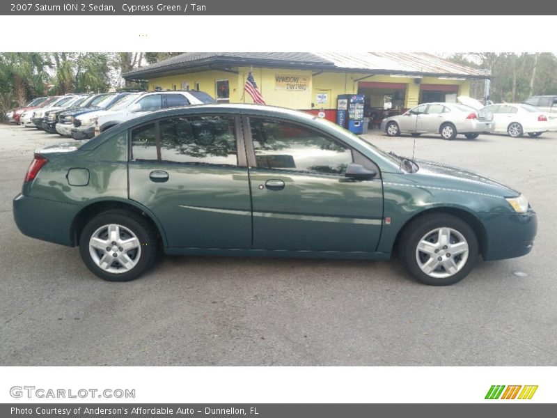 Cypress Green / Tan 2007 Saturn ION 2 Sedan