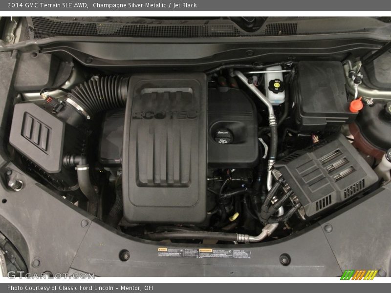 Champagne Silver Metallic / Jet Black 2014 GMC Terrain SLE AWD