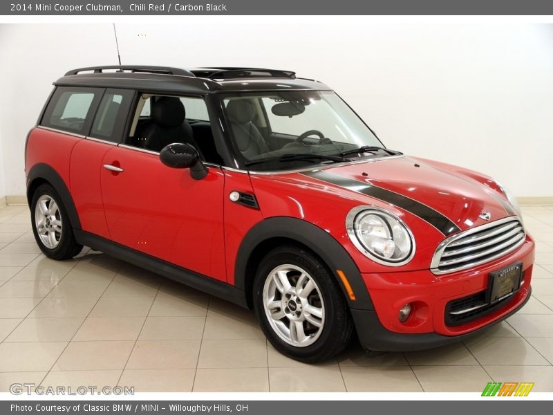 Chili Red / Carbon Black 2014 Mini Cooper Clubman