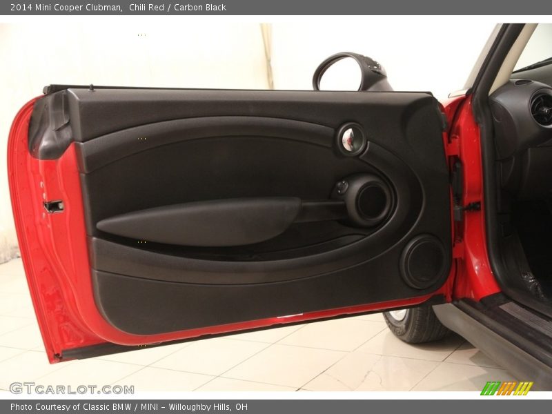 Chili Red / Carbon Black 2014 Mini Cooper Clubman