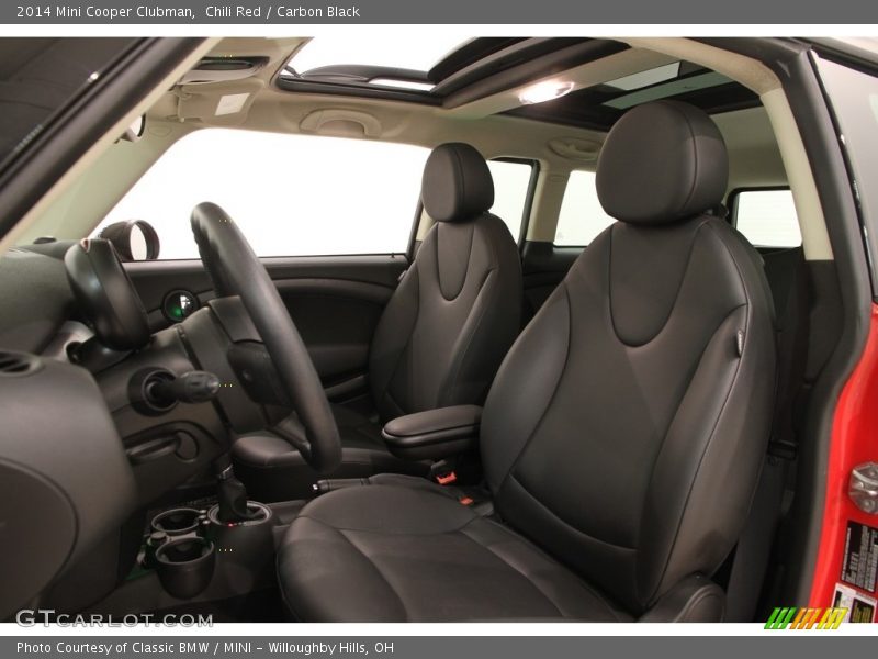 Chili Red / Carbon Black 2014 Mini Cooper Clubman
